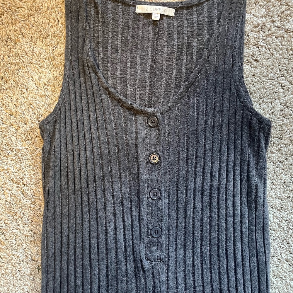 Z Supply Lazy Days Rib Jumpsuit size XS